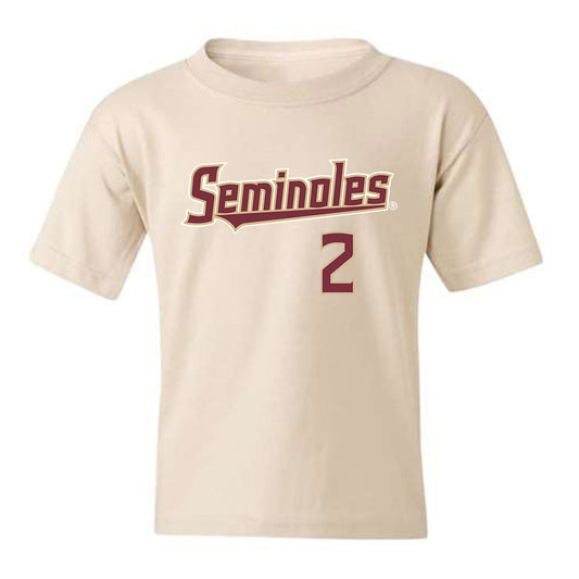 FSU - NCAA Baseball : Carter McCulley - Replica Shersey Youth T-Shirt