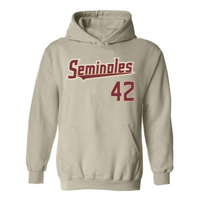 FSU - NCAA Baseball : Jacob Echols - Replica Shersey Hooded Sweatshirt-0