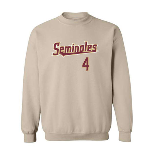 FSU - NCAA Men's Basketball : Jason Simpson - Replica Shersey Crewneck Sweatshirt