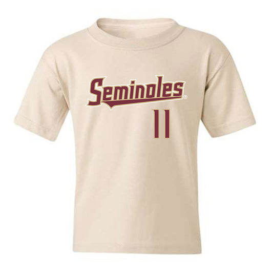 FSU - NCAA Men's Basketball : Christian Nitu - Replica Shersey Youth T-Shirt