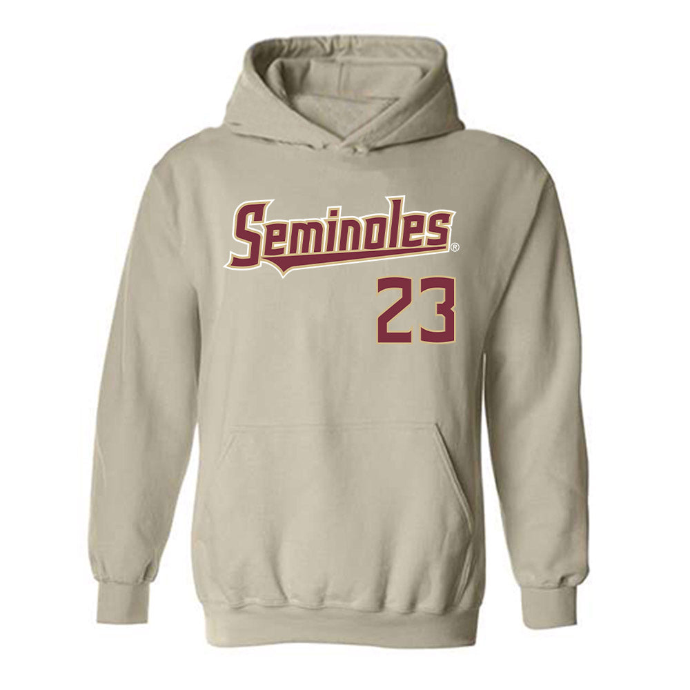 FSU - NCAA Softball : Kennedy Harp - Replica Shersey Hooded Sweatshirt