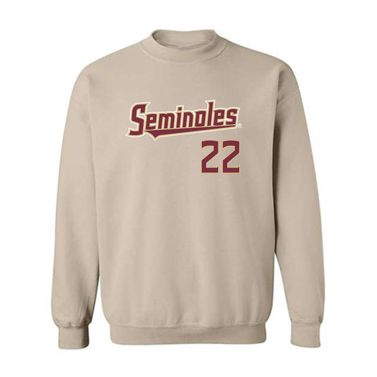 FSU - NCAA Football : Davonte Brown - Replica Shersey Crewneck Sweatshirt