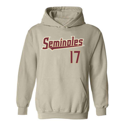 FSU - NCAA Beach Volleyball : Myriah Massey - Replica Shersey Hooded Sweatshirt