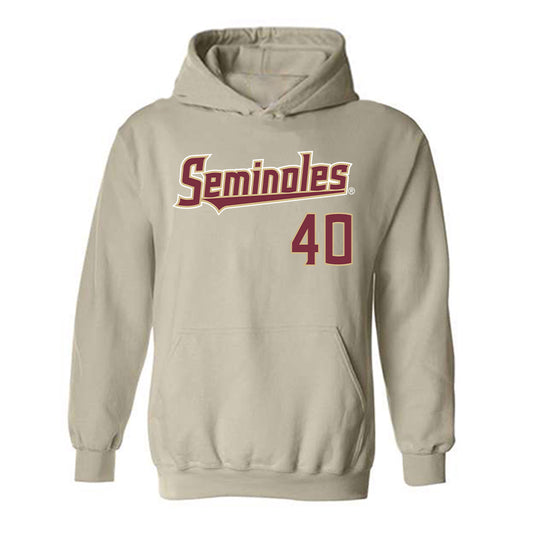 FSU - NCAA Women's Lacrosse : Lydia Ward - Replica Shersey Hooded Sweatshirt-0