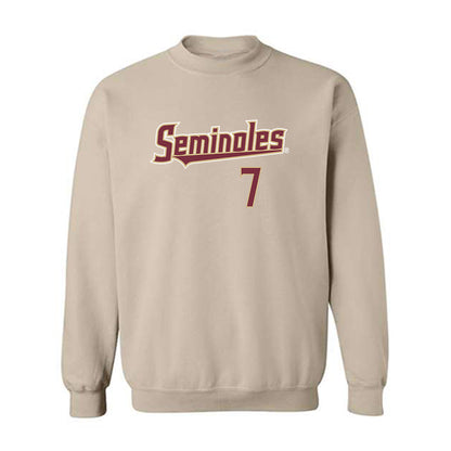FSU - NCAA Football : LaWayne McCoy - Replica Shersey Crewneck Sweatshirt-0