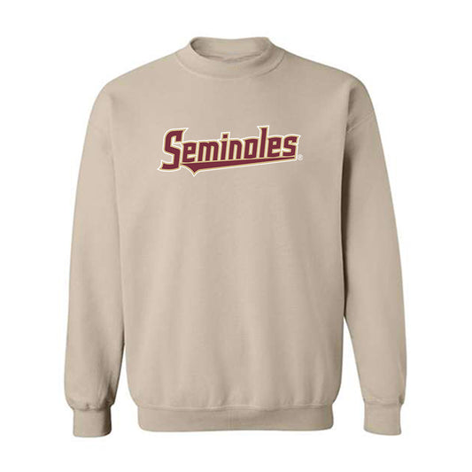 FSU - NCAA Women's Swimming & Diving : Eden Jennings - Replica Shersey Crewneck Sweatshirt-0