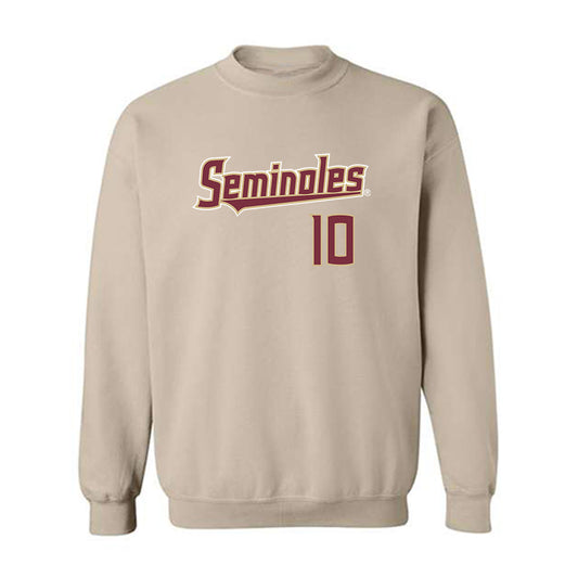 FSU - NCAA Women's Soccer : Peyton Nourse - Replica Shersey Crewneck Sweatshirt