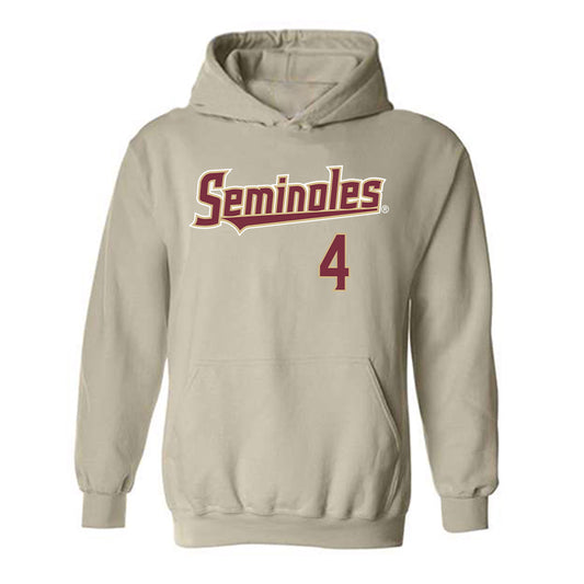 FSU - NCAA Women's Swimming & Diving : Jessica Buntman - Replica Shersey Hooded Sweatshirt-0