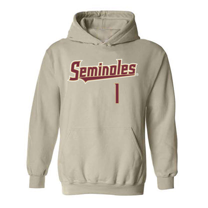 FSU - NCAA Men's Basketball : Martin Somerville - Replica Shersey Hooded Sweatshirt-0