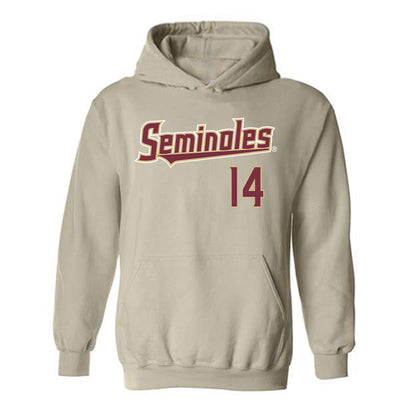 FSU - NCAA Baseball : BJ Gibson - Replica Shersey Hooded Sweatshirt-0