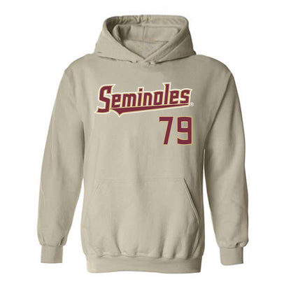 FSU - NCAA Football : Lucas Simmons - Replica Shersey Hooded Sweatshirt
