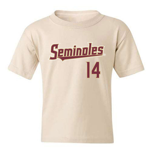 FSU - NCAA Baseball : BJ Gibson - Replica Shersey Youth T-Shirt-0