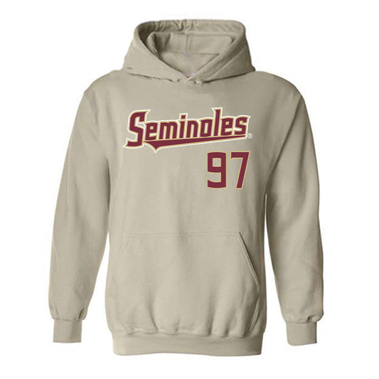 FSU - NCAA Football : Jayson Jenkins - Replica Shersey Hooded Sweatshirt-0