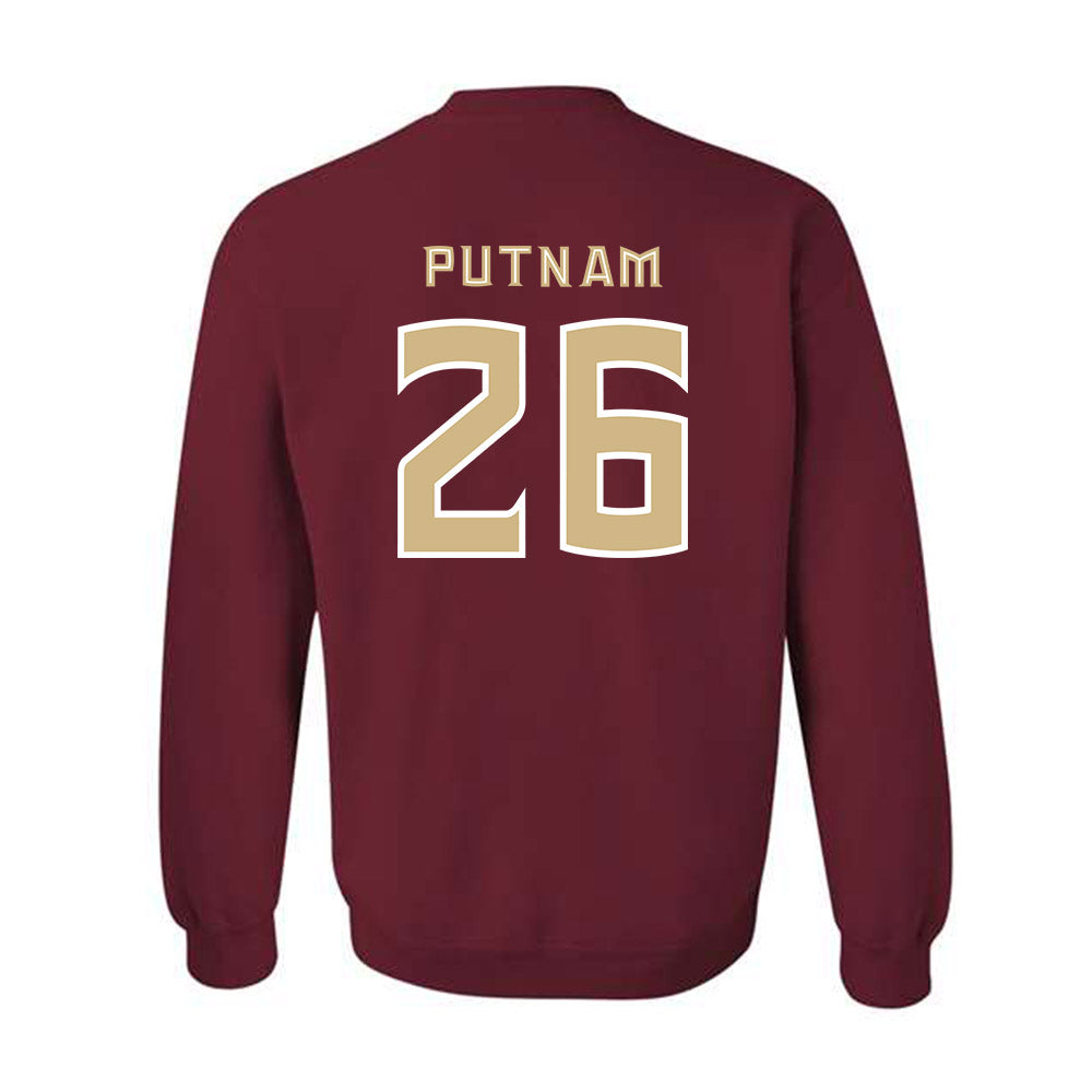 FSU - NCAA Baseball : Eli Putnam - Replica Shersey Crewneck Sweatshirt-1