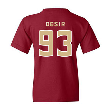 FSU - NCAA Football : Mandrell Desir - Replica Shersey Youth T-Shirt-1