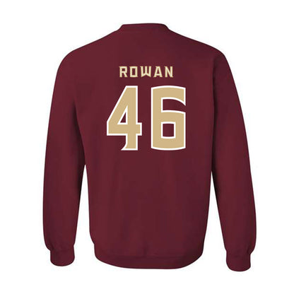 FSU - NCAA Baseball : Hudson Rowan - Replica Shersey Crewneck Sweatshirt-1