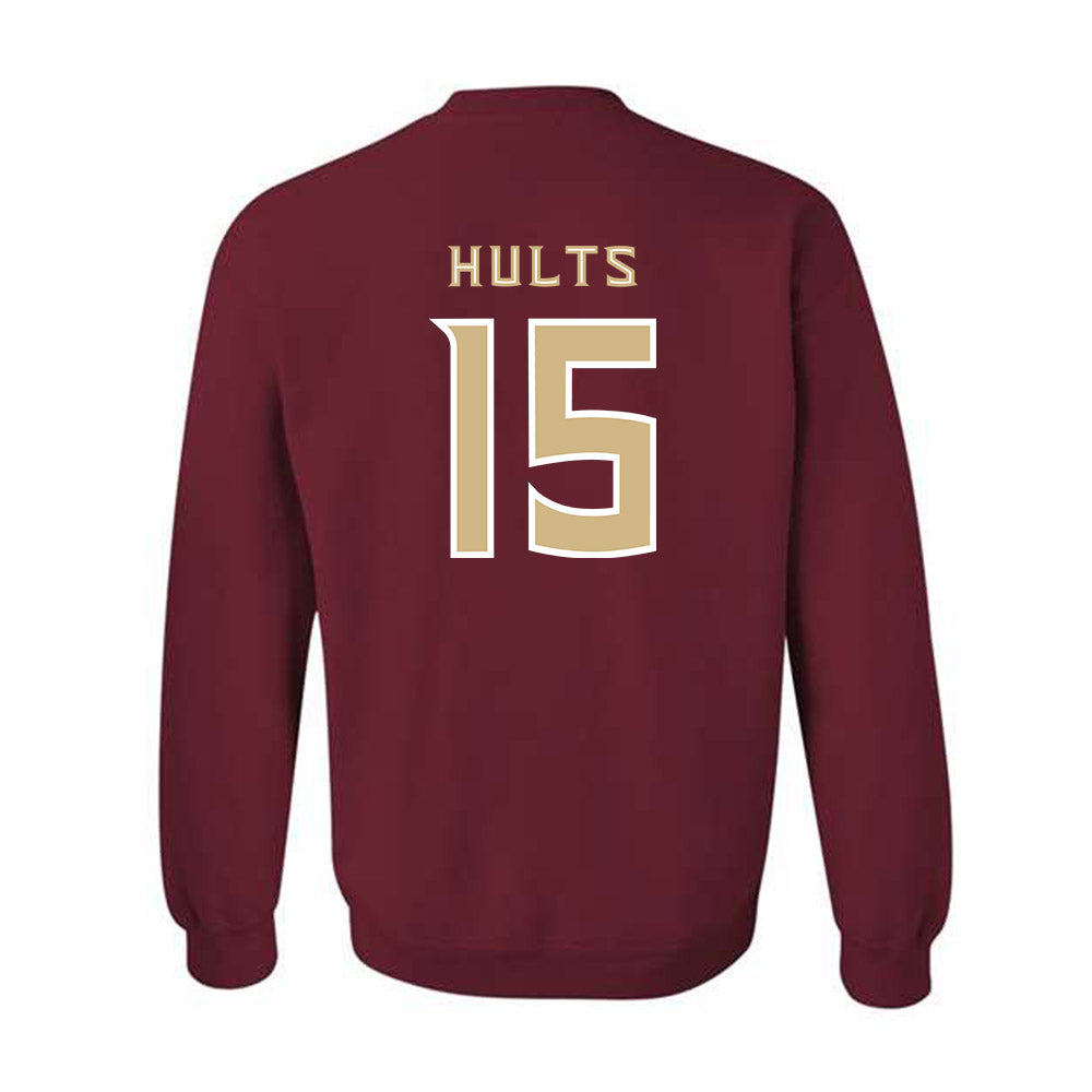 FSU - NCAA Baseball : Connor Hults - Replica Shersey Crewneck Sweatshirt-1