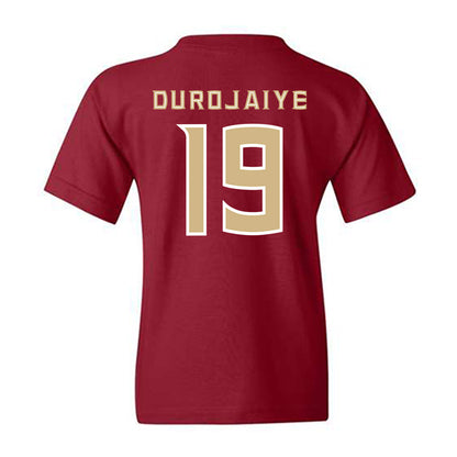 FSU - NCAA Football : Tomiwa Durojaiye - Replica Shersey Youth T-Shirt-1