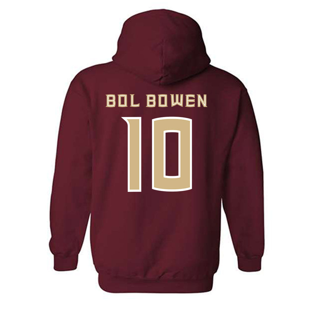 FSU - NCAA Men's Basketball : Taylor Bol Bowen - Replica Shersey Hooded Sweatshirt-1