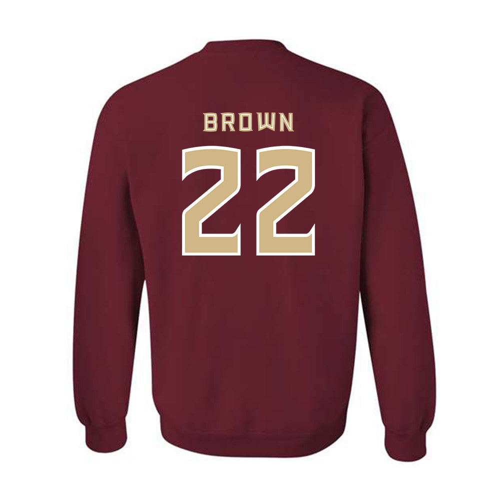 FSU - NCAA Football : Davonte Brown - Replica Shersey Crewneck Sweatshirt-1