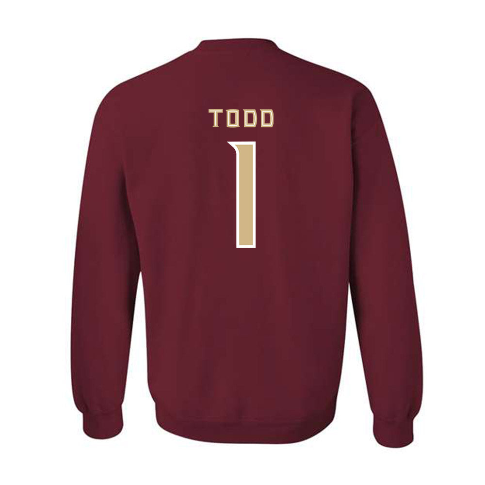 FSU - NCAA Women's Soccer : Adelyn Todd - Replica Shersey Crewneck Sweatshirt-1