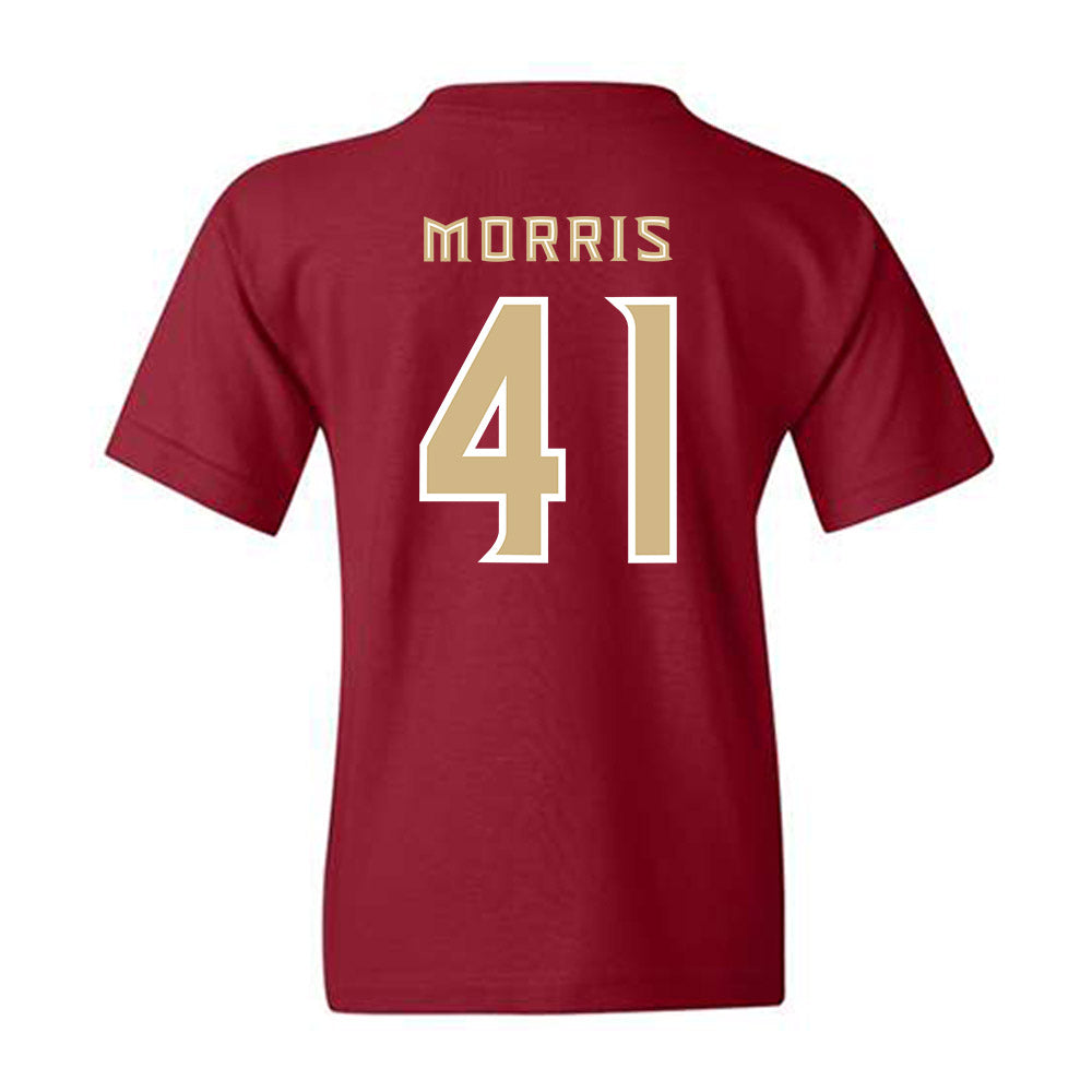 FSU - NCAA Men's Basketball : RJ Morris - Replica Shersey Youth T-Shirt-1