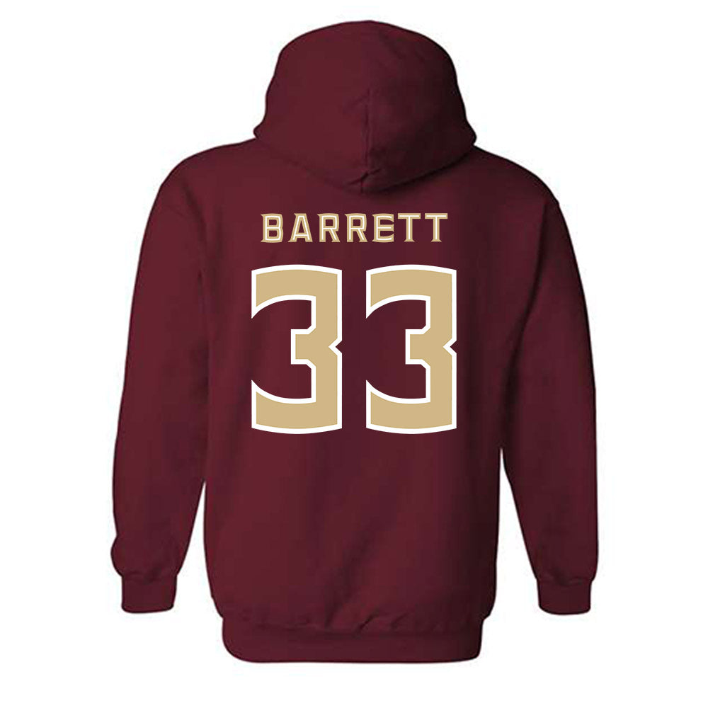 FSU - NCAA Baseball : Ben Barrett - Replica Shersey Hooded Sweatshirt-1