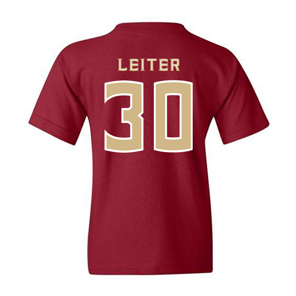 FSU - NCAA Baseball : Cameron Leiter - Replica Shersey Youth T-Shirt-1