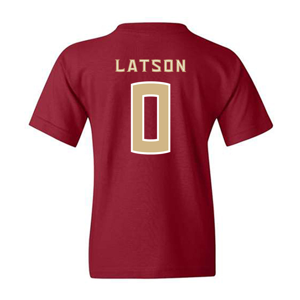 FSU - NCAA Women's Basketball : Ta'Niya Latson - Replica Shersey Youth T-Shirt-1