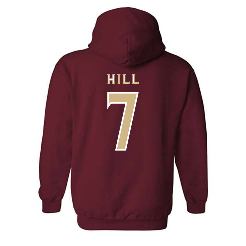 FSU - NCAA Football : Destyn Hill - Replica Shersey Hooded Sweatshirt-1