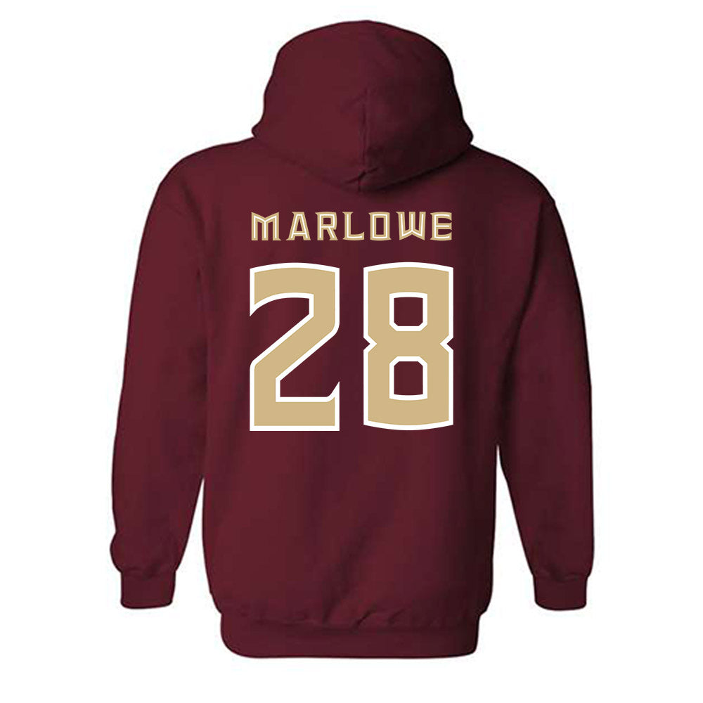 FSU - NCAA Baseball : Jacob Marlowe - Replica Shersey Hooded Sweatshirt-1