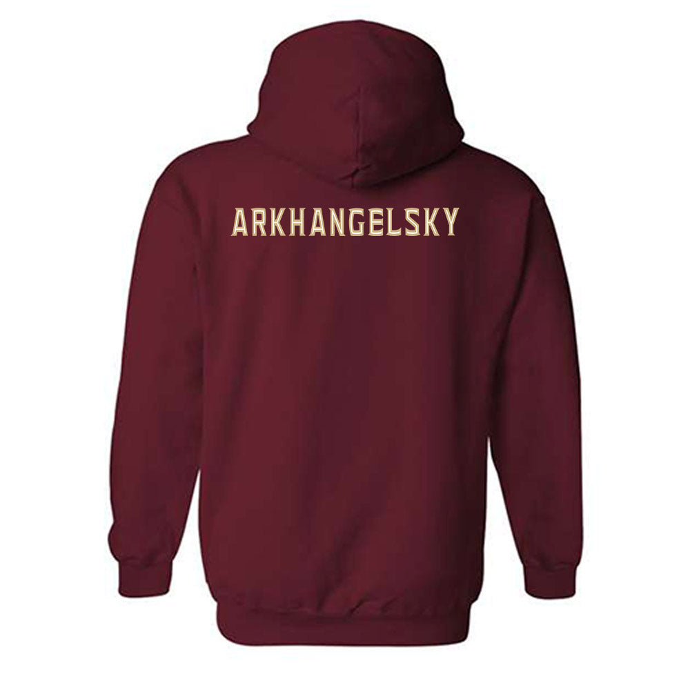 FSU - NCAA Men's Swimming & Diving : Michel Arkhangelsky - Replica Shersey Hooded Sweatshirt-1