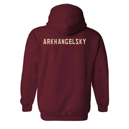FSU - NCAA Men's Swimming & Diving : Michel Arkhangelsky - Replica Shersey Hooded Sweatshirt-1
