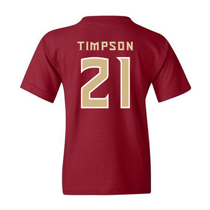 FSU - NCAA Women's Basketball : Makayla Timpson - Replica Shersey Youth T-Shirt-1