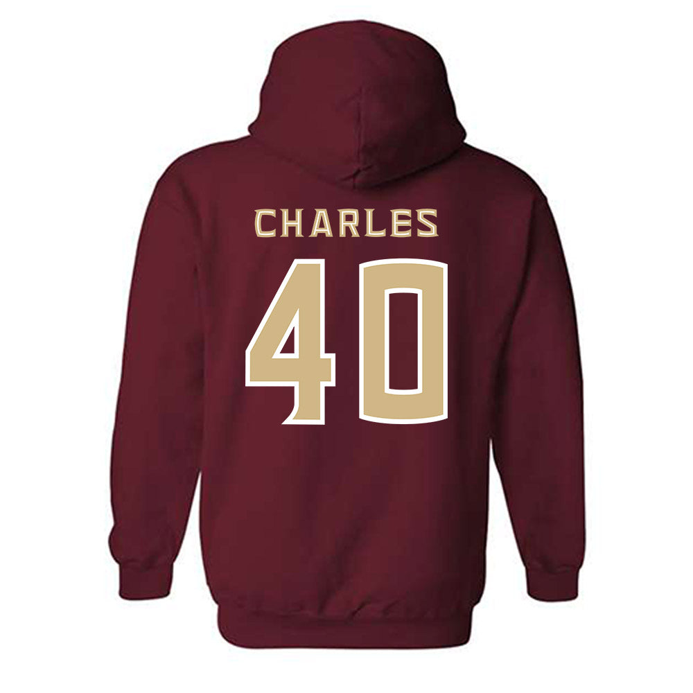 FSU - NCAA Baseball : Joseph Charles - Replica Shersey Hooded Sweatshirt-1