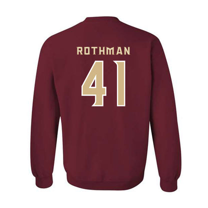 FSU - NCAA Beach Volleyball : Audrey Rothman - Replica Shersey Crewneck Sweatshirt-1