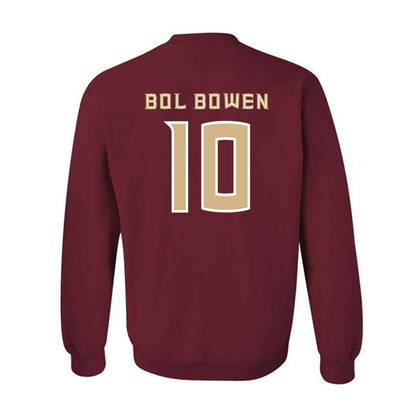 FSU - NCAA Men's Basketball : Taylor Bol Bowen - Replica Shersey Crewneck Sweatshirt-1