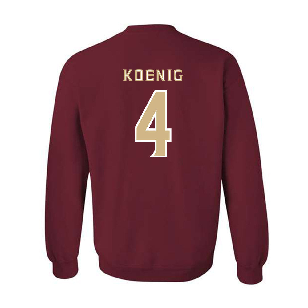 FSU - NCAA Women's Volleyball : Audrey Koenig - Replica Shersey Crewneck Sweatshirt-1