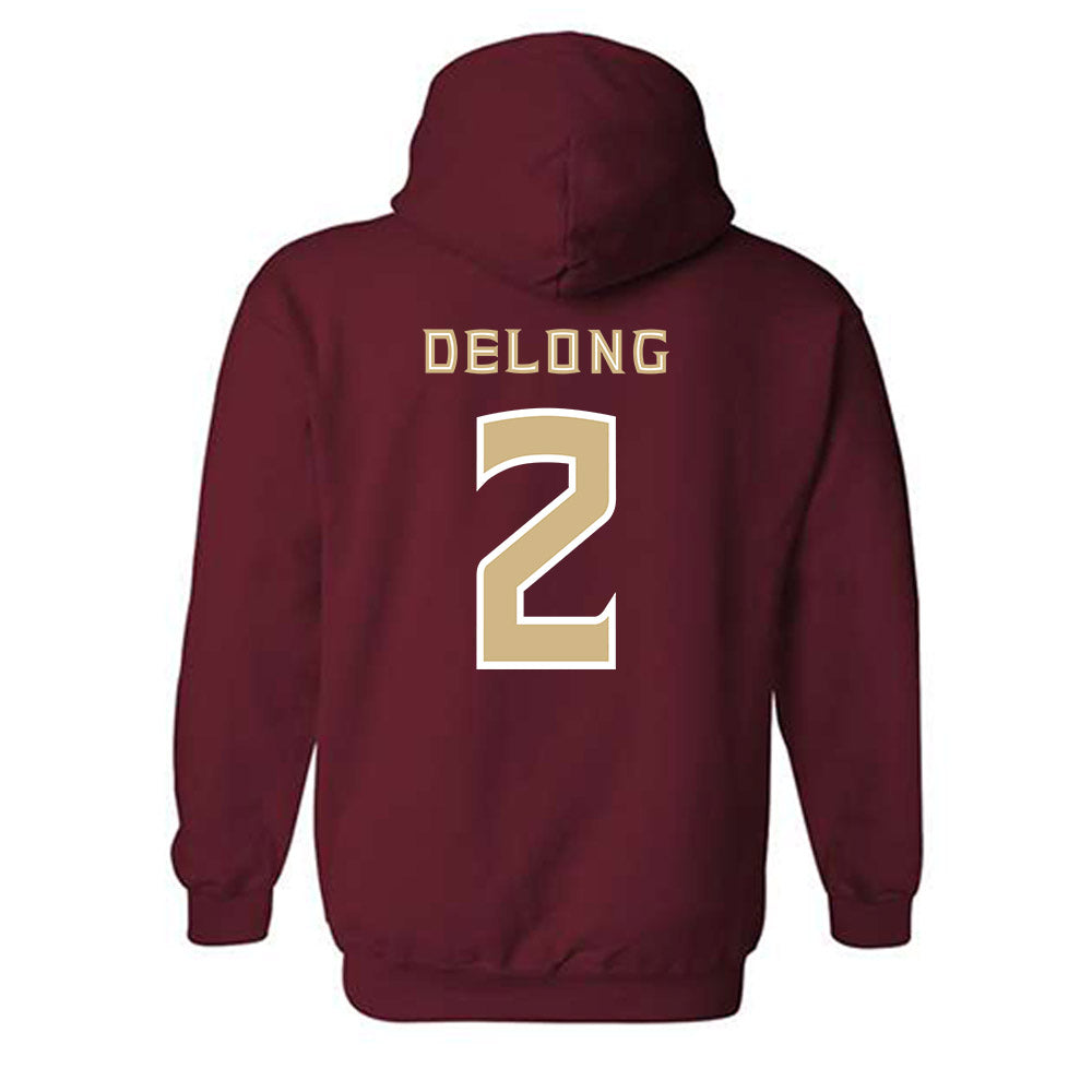 FSU - NCAA Softball : Addie DeLong - Replica Shersey Hooded Sweatshirt-1