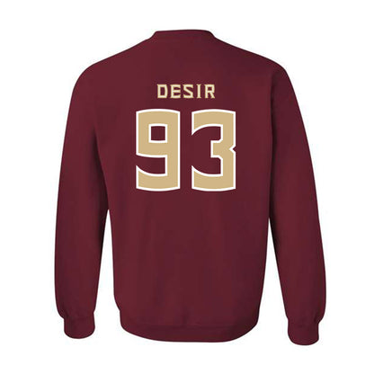 FSU - NCAA Football : Mandrell Desir - Replica Shersey Crewneck Sweatshirt-1