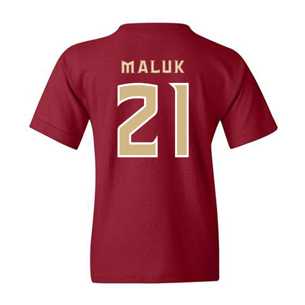 FSU - NCAA Men's Basketball : Alier Maluk - Replica Shersey Youth T-Shirt-1