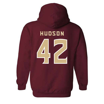 FSU - NCAA Women's Soccer : Wrianna Hudson - Replica Shersey Hooded Sweatshirt-1