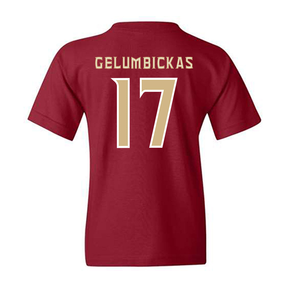 FSU - NCAA Women's Volleyball : Greta Gelumbickas - Replica Shersey Youth T-Shirt-1