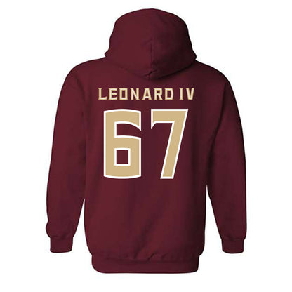 FSU - NCAA Football : Richie Leonard IV - Replica Shersey Hooded Sweatshirt-1