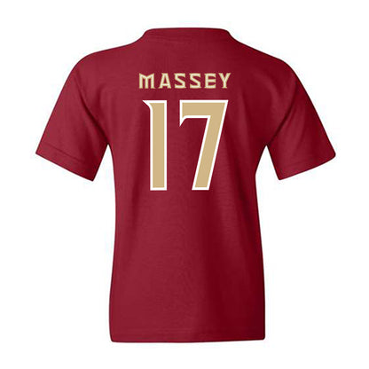 FSU - NCAA Beach Volleyball : Myriah Massey - Replica Shersey Youth T-Shirt-1