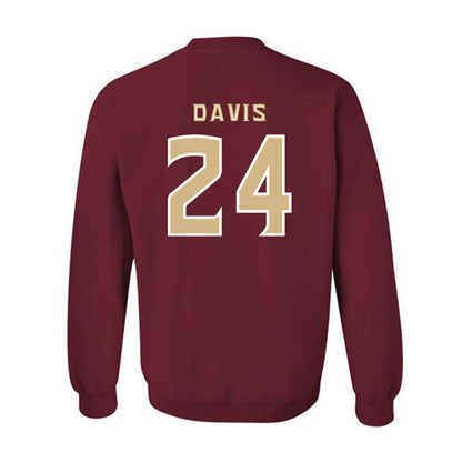 FSU - NCAA Women's Basketball : Pania Davis - Replica Shersey Crewneck Sweatshirt-1