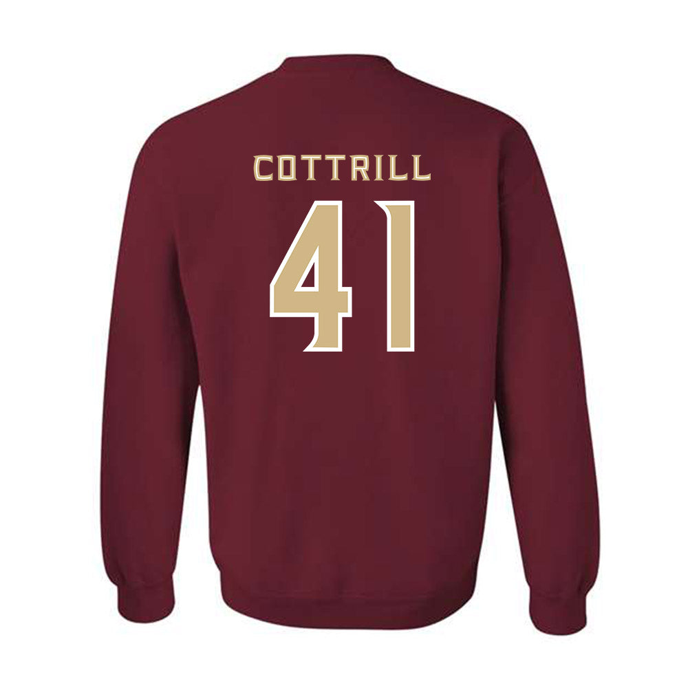 FSU - NCAA Football : AJ Cottrill - Replica Shersey Crewneck Sweatshirt-1