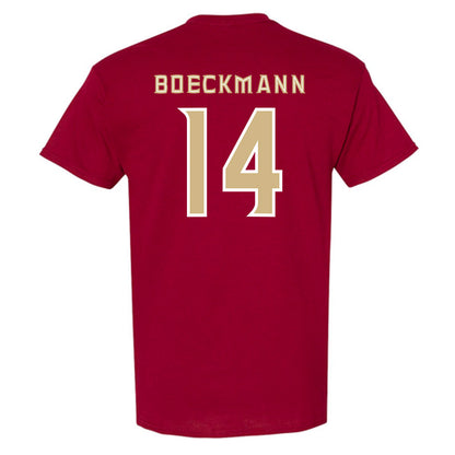 FSU - NCAA Women's Soccer : Carissa Boeckmann - Replica Shersey T-Shirt-1