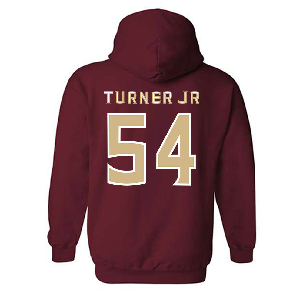 FSU - NCAA Football : Byron Turner Jr - Replica Shersey Hooded Sweatshirt-1