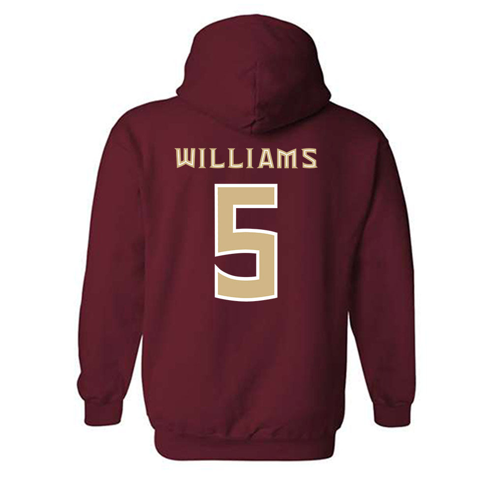 FSU - NCAA Baseball : Chase Williams - Replica Shersey Hooded Sweatshirt-1